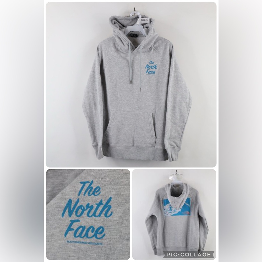 The North Face Gray
Vintage The North Face Womens Script Hoodie Sweatshirt Gray